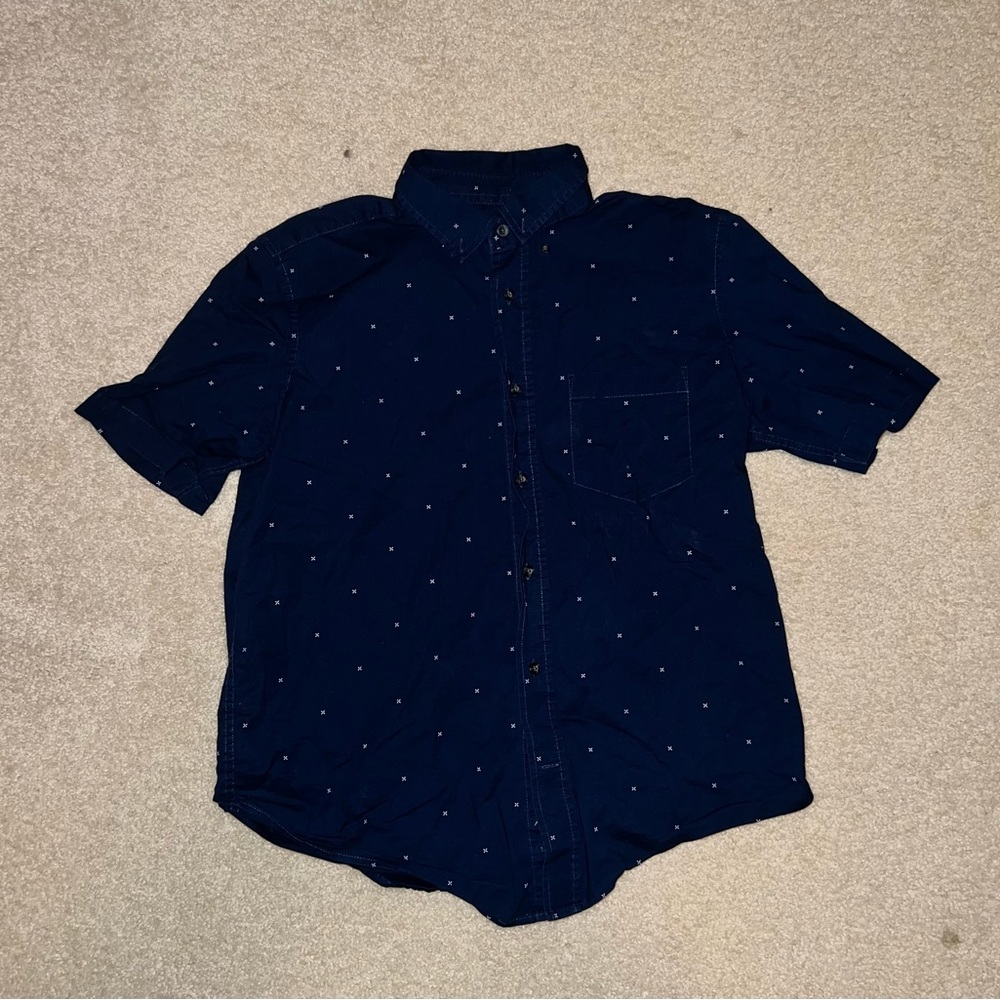 Navy button down - Picture 2 of 2